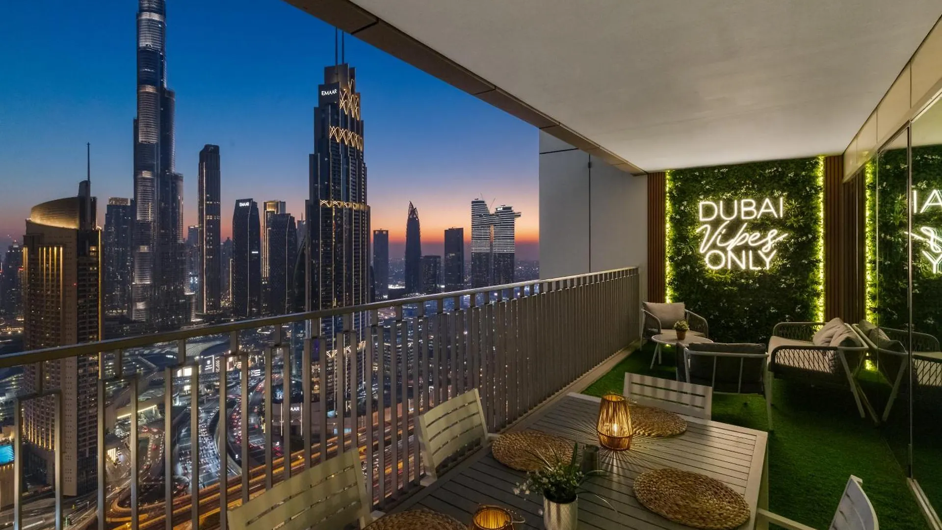 Deluxe 4Br With Patio - Burj Khalifa And Fountains View Apartment Dubai